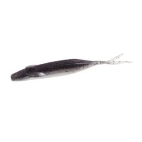 Zoom Winged Fluke 6.5in 5/bag Smoke Pepper Clear