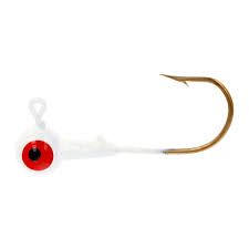 Eagle Claw Ball Jig Head 3/8 10ct White