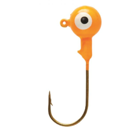 Eagle Claw Ball Jig Head 1/16 10ct Orange