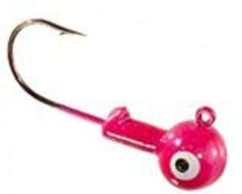 Eagle Claw Ball Jig Head 1/8 10ct Pink