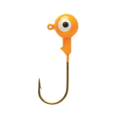 Eagle Claw Ball Jig Head 3/8 10ct Orange