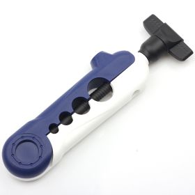 Fishing Tools Portable Fishing Line Winder Reel Line Spooler Machine Spinning & Baitcasting Reel Spooling Carp Fishing Equipment (Color: White Blue)